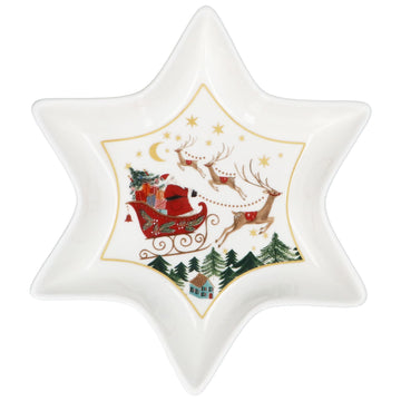 Bone China Star Dish, 23cm – Nostalgia Sleigh
