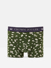 Crown Joules Green/Navy Pack of Two Cotton Briefs