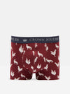 Crown Joules Red/Green Pack of Two Cotton Briefs