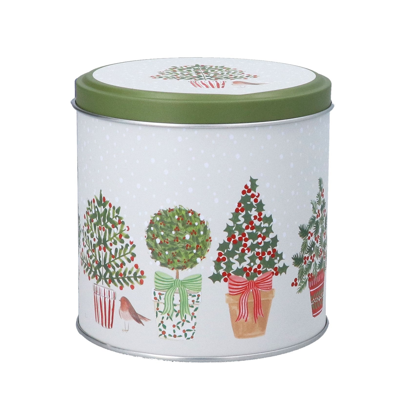 Chocolate Tin 10cm – Christmas Topiary