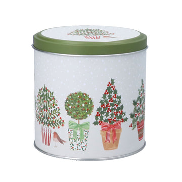 Chocolate Tin 10cm – Christmas Topiary
