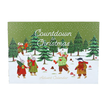 Wood Advent Calendar 20cm – Woodland Animals
