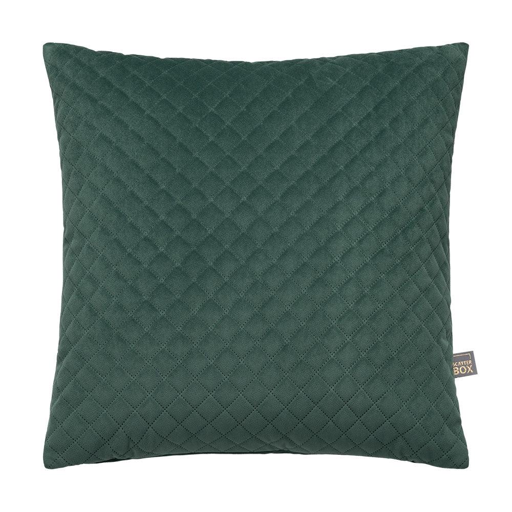 Erin Diamond Cushion Ivy Green - RUTHERFORD & Co