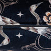 Heron Stitch Cushion Navy/Rust - RUTHERFORD & Co