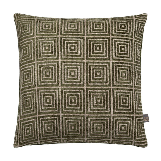Mosaic Cushion Green - RUTHERFORD & Co