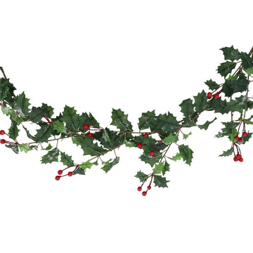 Holly w Berries Garland