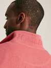 Alistair Pink French Rib Quarter Zip Sweatshirt