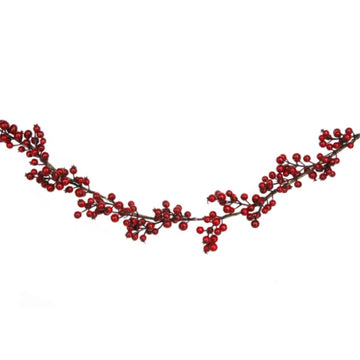 Shiny Red Berry Garland/150cm