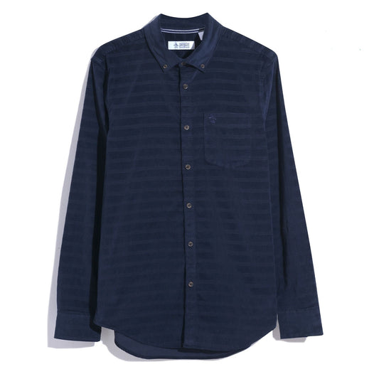 Corduroy Dobby Long Sleeve Shirt