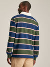Onside Green/Navy Striped Rugby Shirt