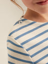 Harbour Blue Striped Long Sleeve Jersey Top