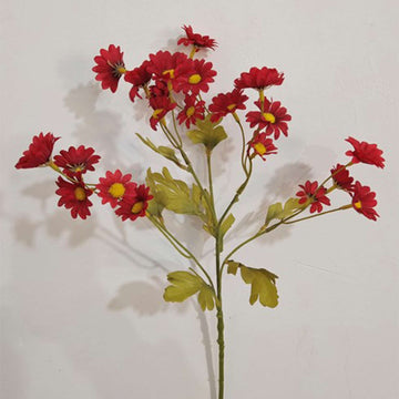 Chrysanthemum Spray Red 62cm