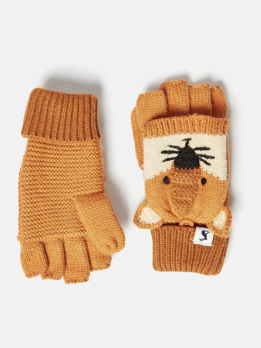 Carey Orange Fox Character Gloves