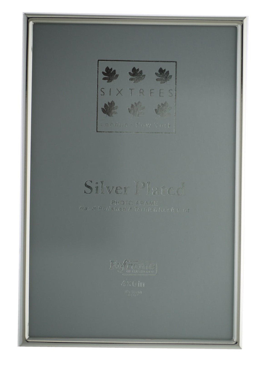 Sixtrees Cambridge 6 x 4-inch Narrow Rim Silver