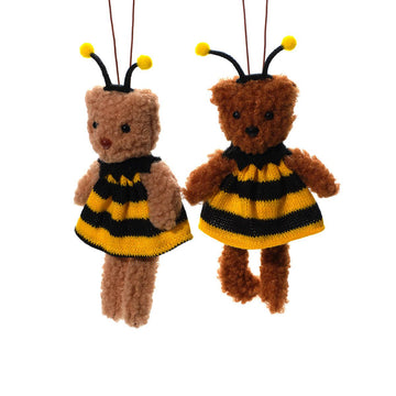 Bunny Hops Fleecy Teddy Bear in Bee Costume Hanger