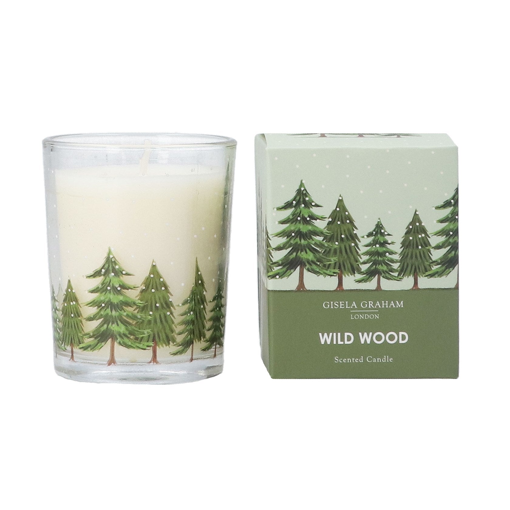 Boxed Scented Candle, Mini – Trees