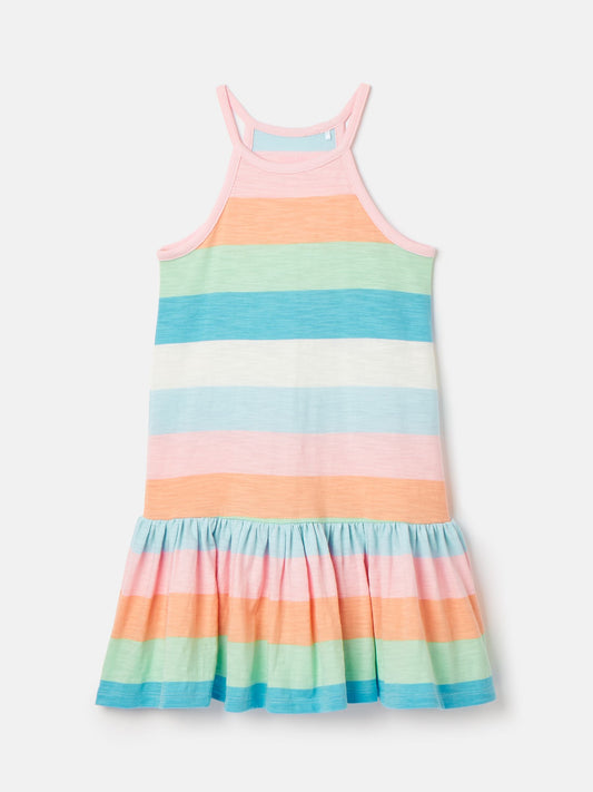 Skipwell Stripe Cotton Sleeveless Dress