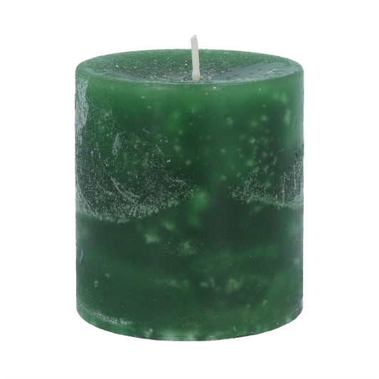 Pillar Candle - Dark Green