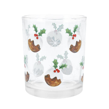 Glass Nite Lite Pot With Pudding, Mini