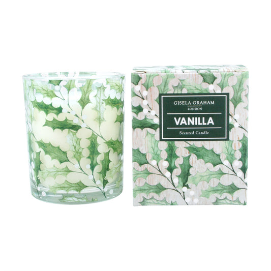 Holly Scented Boxed Candle - Small