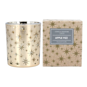 Gold Stars Boxed Candle Pot - Small