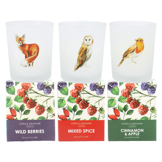 Fox/Owl/Robin Boxed Scented Candle (6cm)