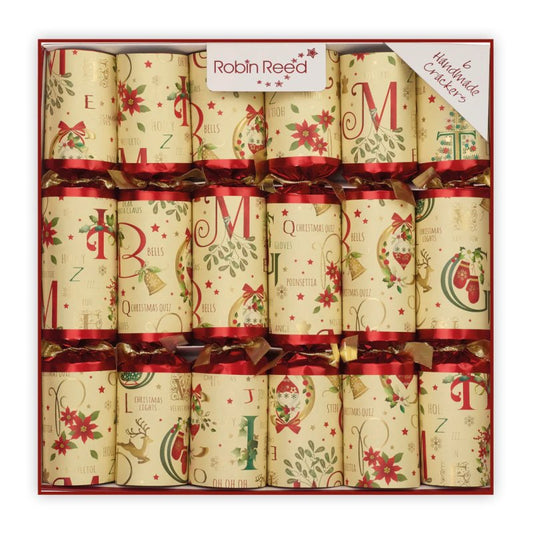 Robin Reed Holiday Time Box of 6 Crackers