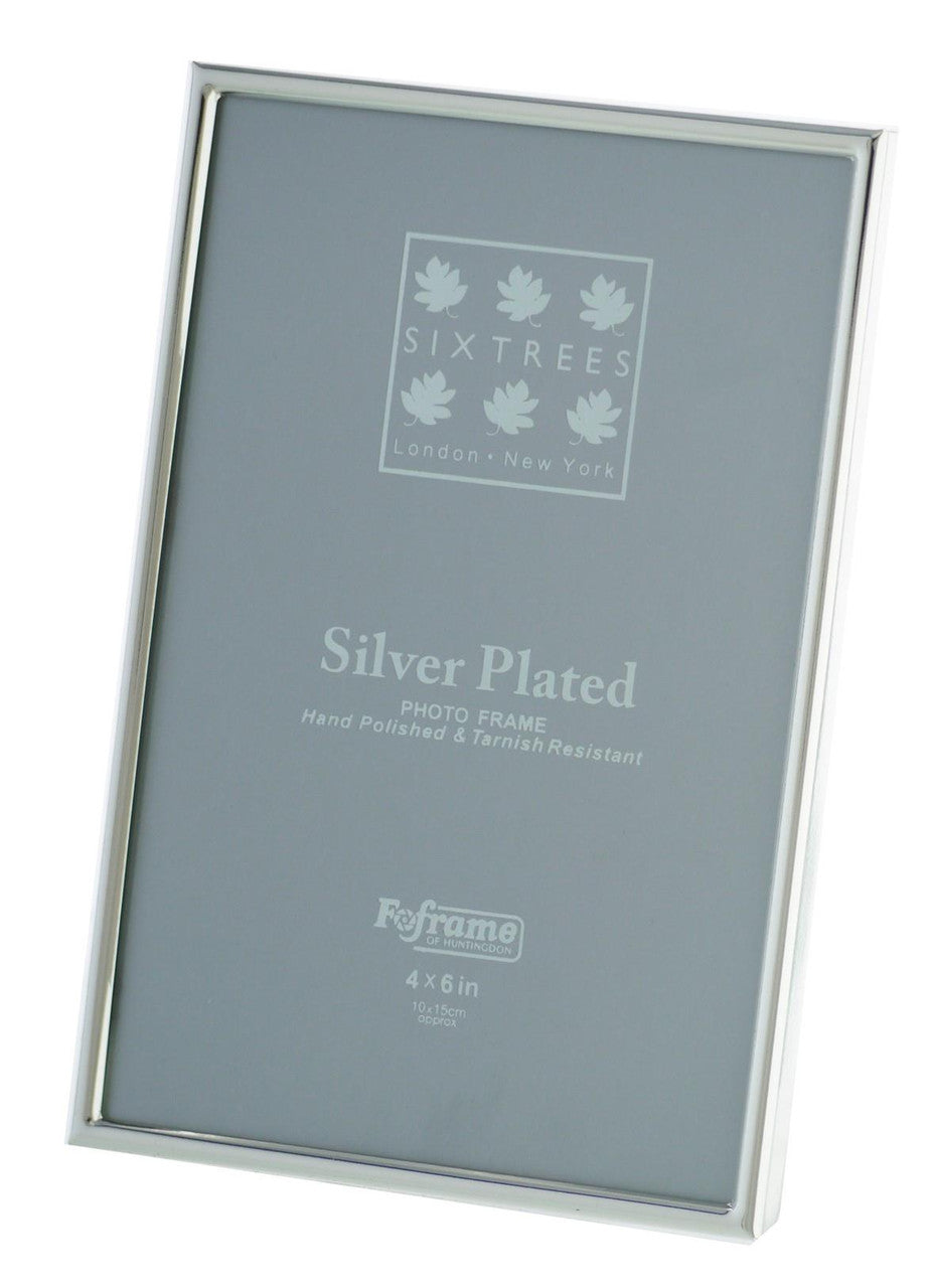Sixtrees Cambridge 6 x 4-inch Narrow Rim Silver