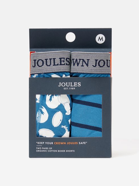 Crown Joules Cock and Balls Cotton Boxer Briefs (2 Pack)