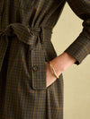 Meredith Check Midi Shirt Dress