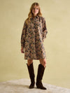 Maple Multi Corduroy Shirt Dress