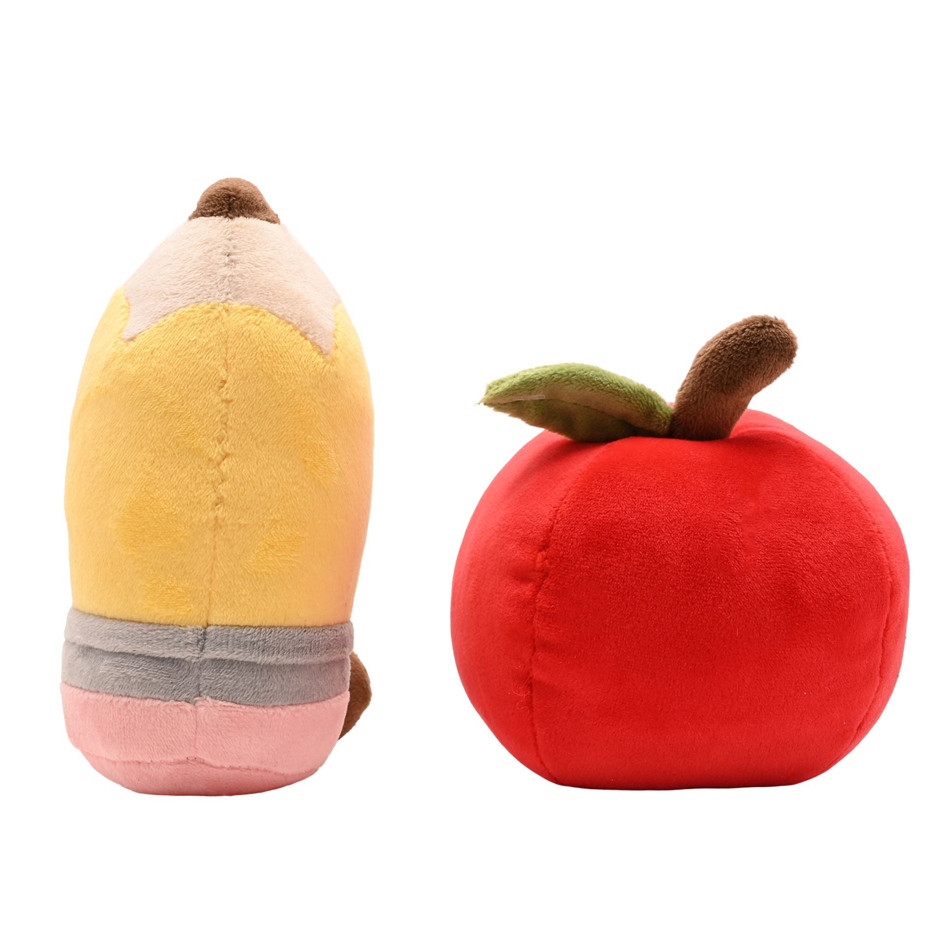 School Years Teacher Plush Toys - Pencil & Apple