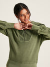 Tia Green Pullover Sweatshirt