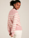 Agnes Pink Striped Jumper