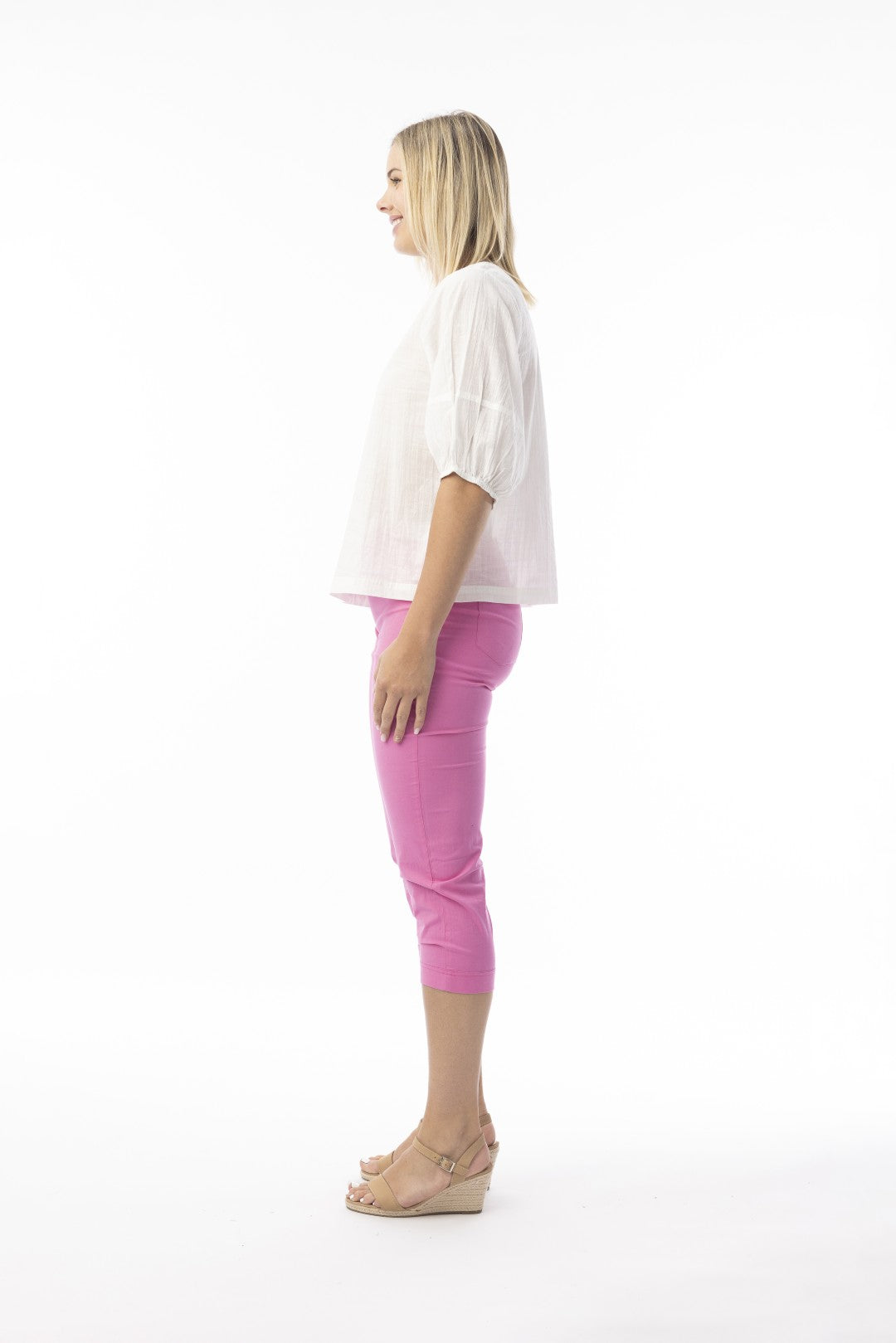 Bangalene Capri Pant Pink
