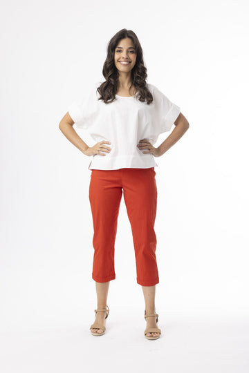 Bangalene Capri Pant Red