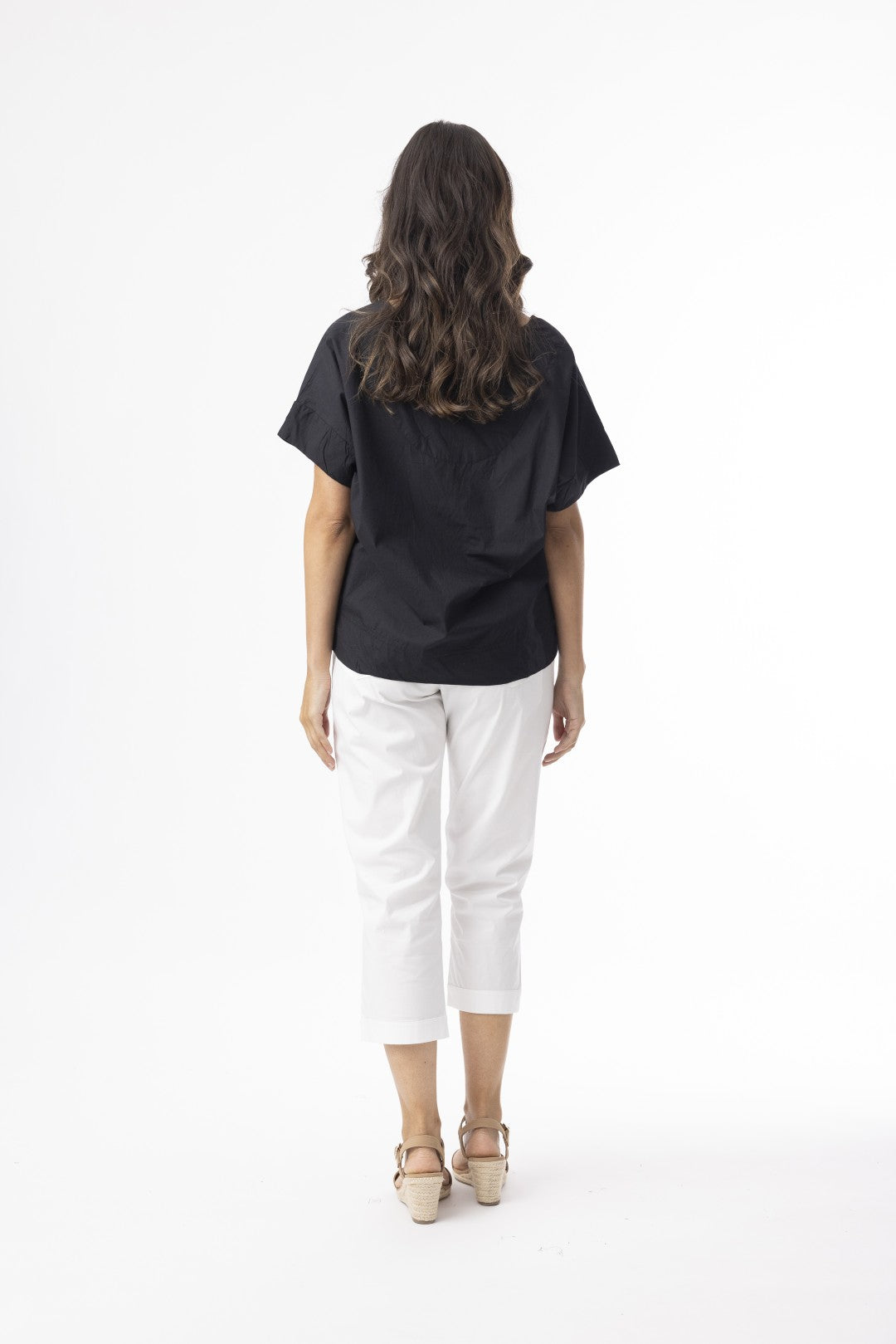 Bangalene Capri Pant White