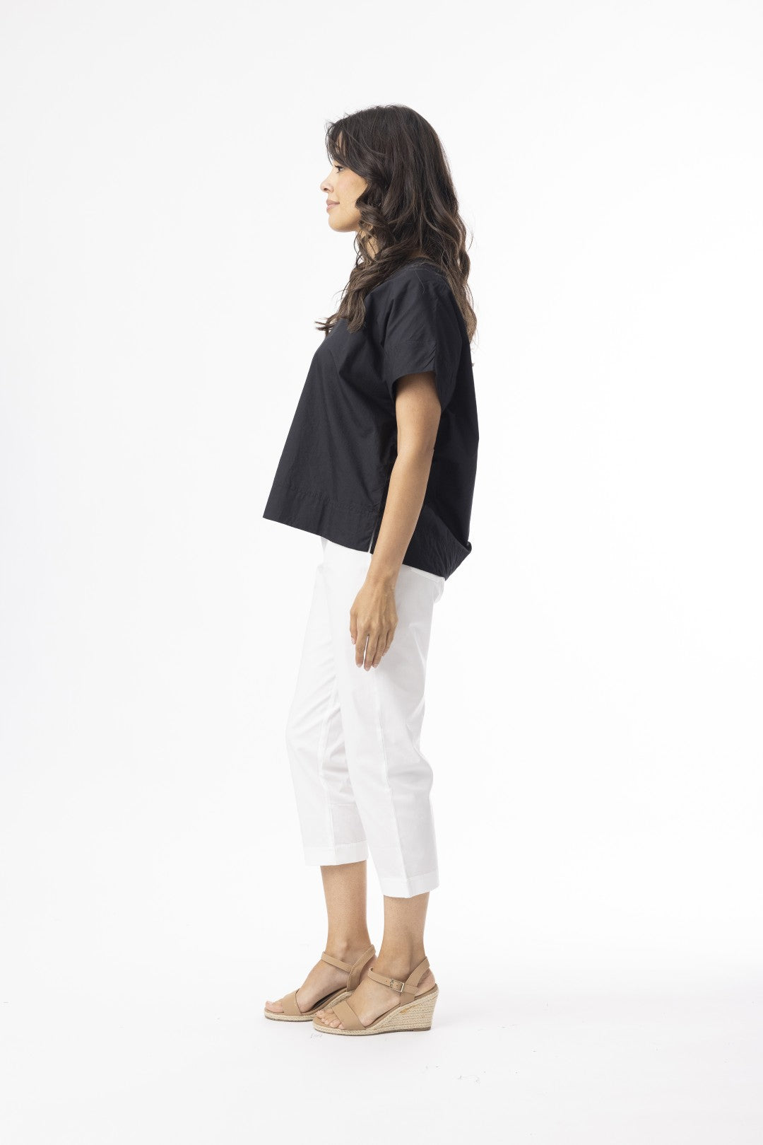 Bangalene Capri Pant White