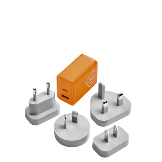 Worldwide USB-A & USB-C GaN Charger + (65W PD)