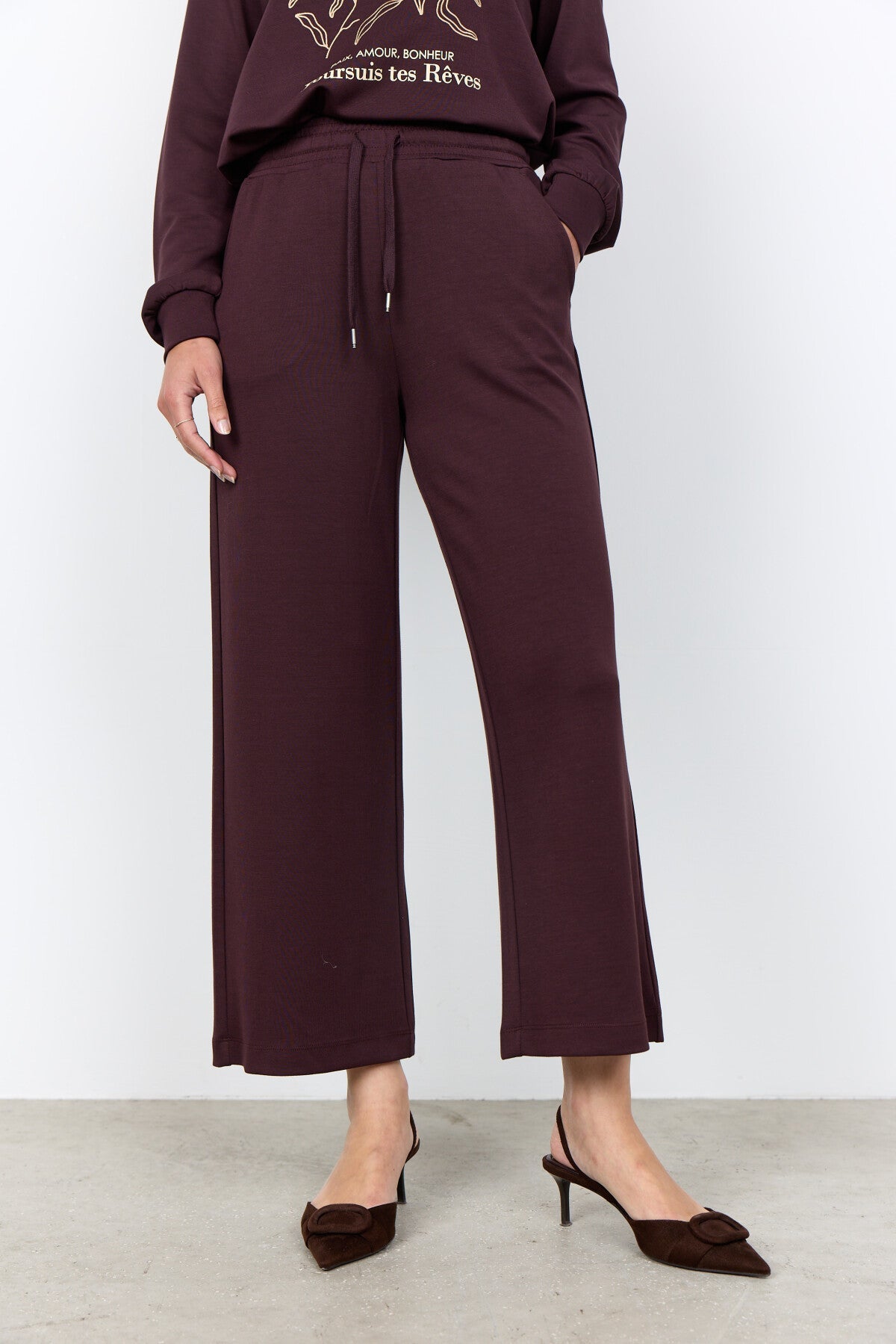 SC-BANU 33 Pants Dark plum