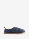 Lazydays Navy Faux Fur Lined Slippers