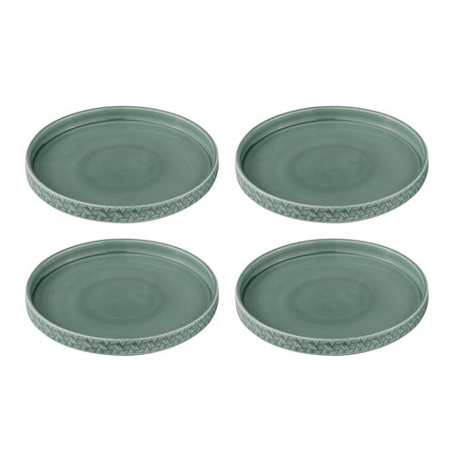 Heath Tapas Plate - Set of 4 - Jade