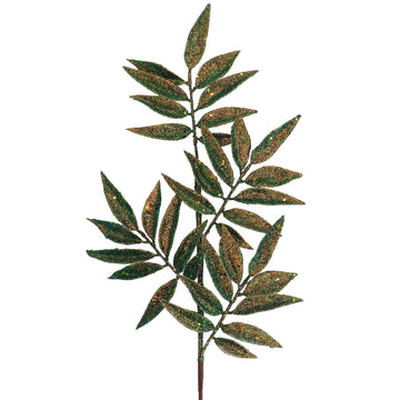 Ash Leaf Spray/Green Iridescent