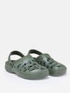 Winter Poole Khaki Green Clogs