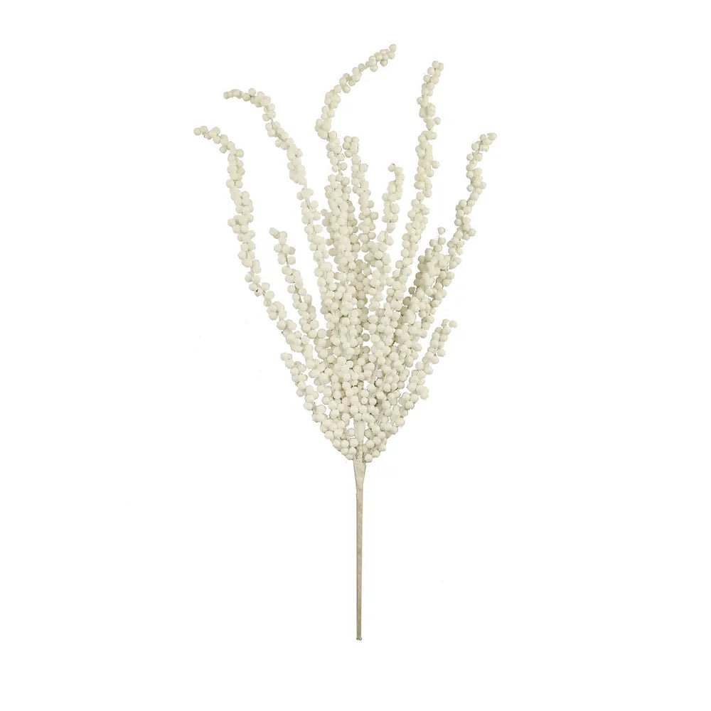 60cm Snowy Berry Spray - RUTHERFORD & Co