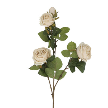 Spray 70cm - Antique Cream Roses
