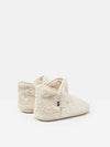 Cabin Luxe Oatmeal Faux Fur Slipper Boots