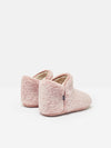 Cabin Luxe Pink Faux Fur Slipper Boots