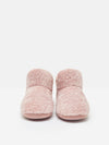 Cabin Luxe Pink Faux Fur Slipper Boots