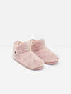 Cabin Luxe Pink Faux Fur Slipper Boots